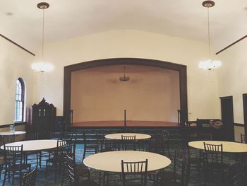 Chairs and table at home