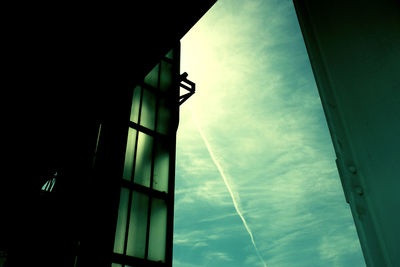 Low angle view of building against sky