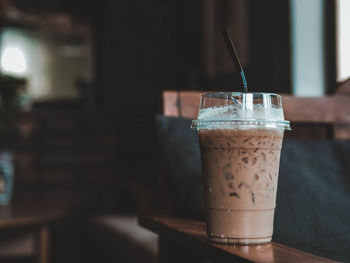 Close-up of coffee on table