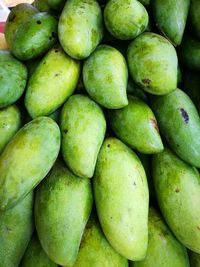 Full frame shot of fruits for sale in market