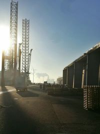 View of road against sky