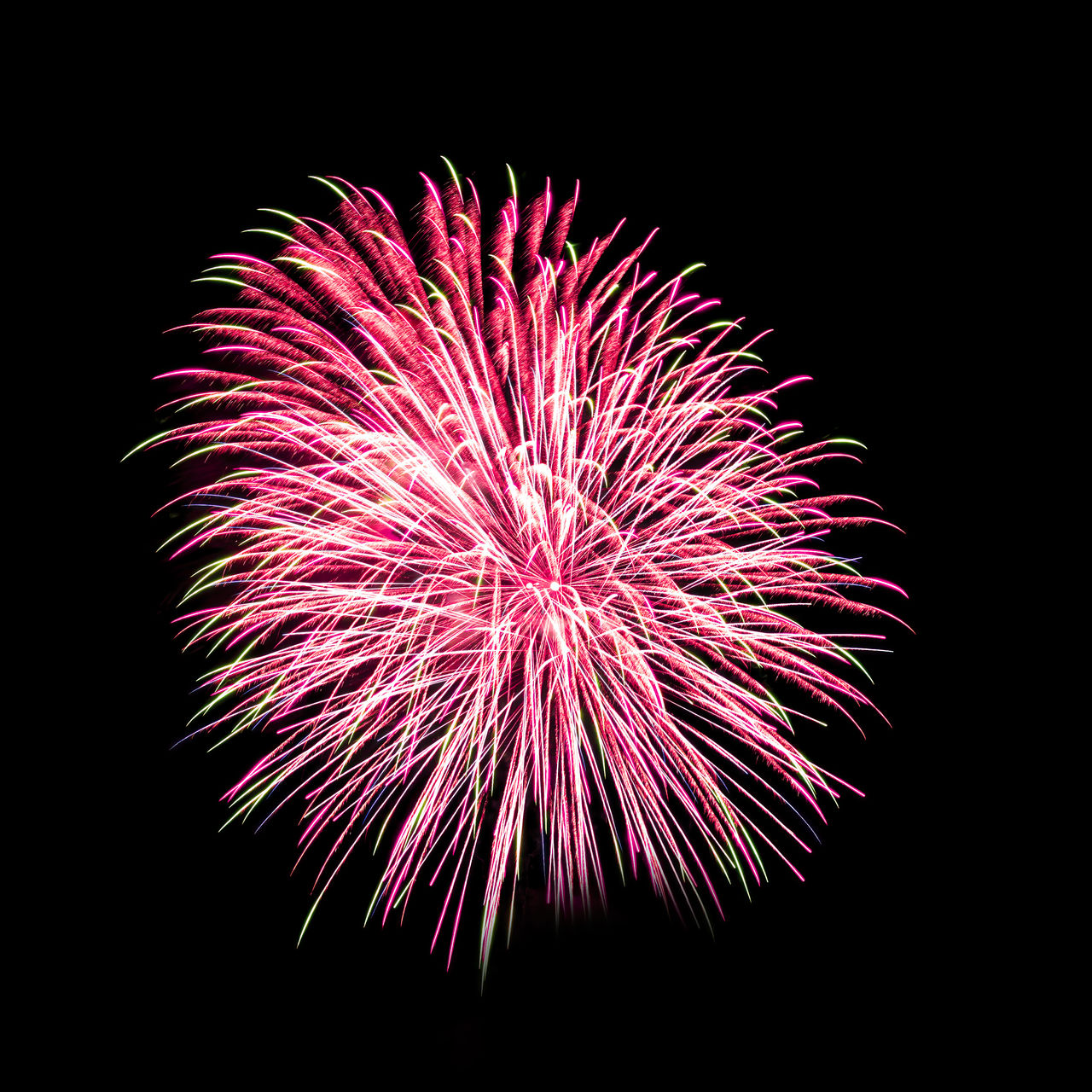 fireworks, motion, celebration, firework display, exploding, night, event, illuminated, arts culture and entertainment, recreation, no people, multi colored, glowing, firework - man made object, sky, blurred motion, long exposure, nature, black background, low angle view, dark, copy space, black, outdoors