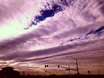 Scenic view of sky at sunset