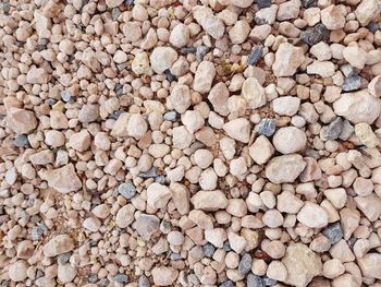 Full frame shot of pebbles