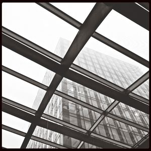 Low angle view of built structure against clear sky