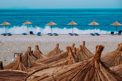 Panoramic view of beach