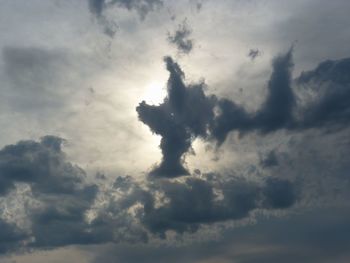 Low angle view of clouds in sky