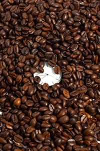 Full frame shot of coffee beans