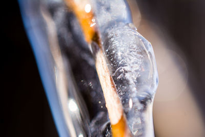 Close-up of ice cream in glass