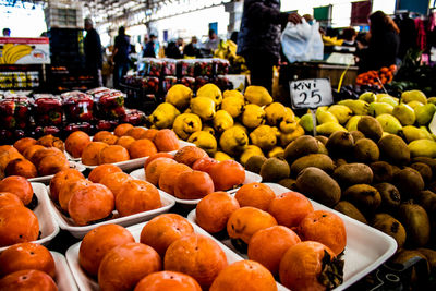 Food for sale at market