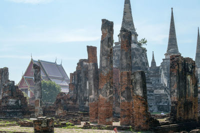 Panoramic view of buildings against sky