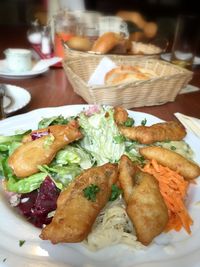 Close-up of served food