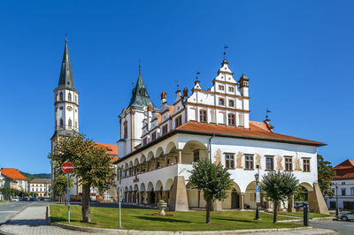 Old town hall and basilica of st. james in levoca, slovakia