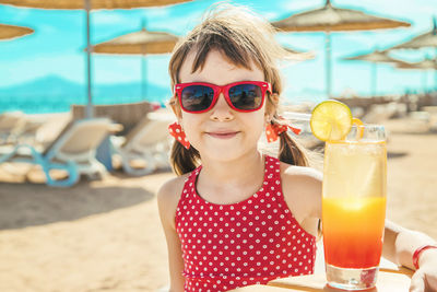 Close-up of drink in glasses