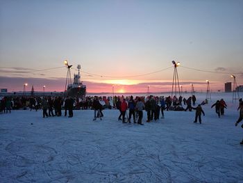 View of sky at sunset
