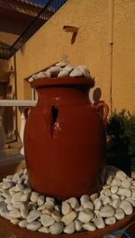Close-up of food on table