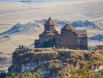 View of old ruins against sky