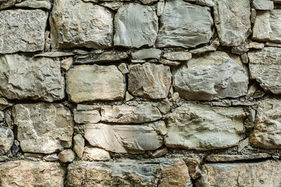 Full frame shot of stone wall