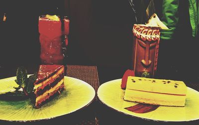 Close-up of drink on table