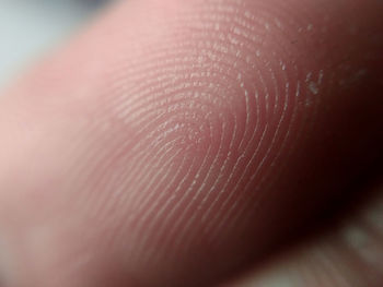 Close-up of human hand