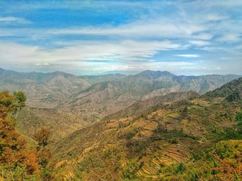 Scenic view of landscape against sky