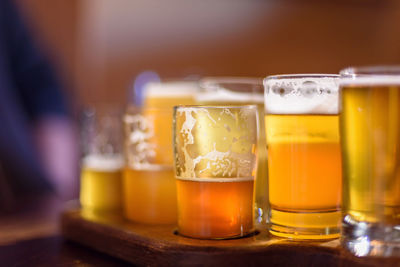 Close-up of drink on table