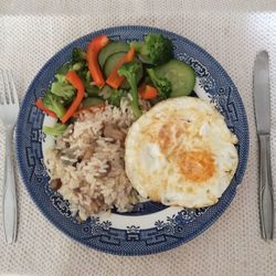 Close-up of food in plate