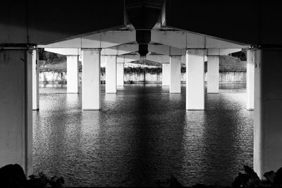 Built structure in water