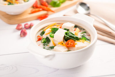 Close-up of salad in bowl