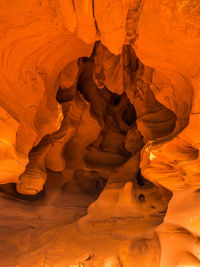 Rock formations at canyon