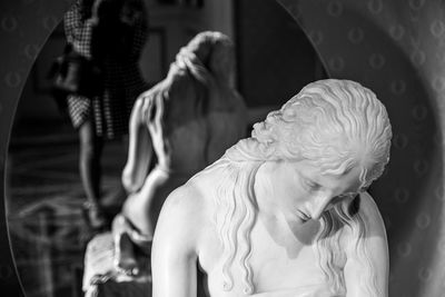 View of canova' s penitent magdalen