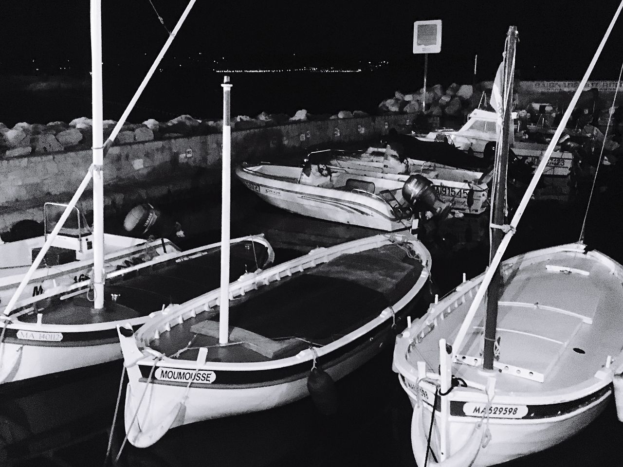 "I am the sailor of eternity whose voyage is not gone" Sailor Sailing Fishing Boat Fishing Blackandwhite Blackandwhite Photography No People Nightphotography Night Porto Barca Da Pesca Barche Ormeggiate Water Nautical Vessel Outdoors EyeEm Best Shots Eye4photography  EyeEm Masterclass Master_shots La Ciotat