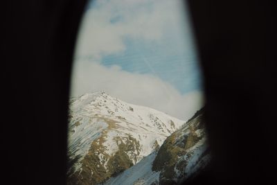 Low angle view of airplane