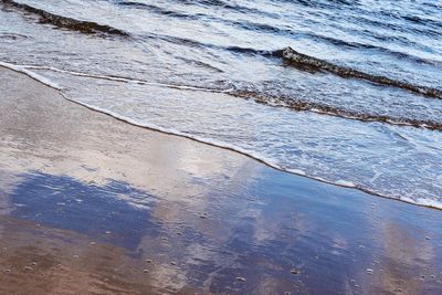 Full frame shot of sea shore