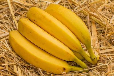 Close-up of yellow bananas