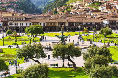 Beautiful world heritage town, cusco landscape