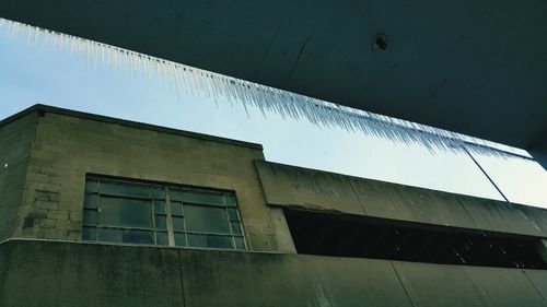 Low angle view of building against sky