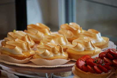 Close-up of dessert in plate