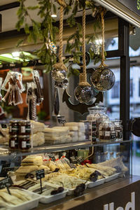 Close-up of food for sale in store