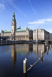 Buildings at waterfront