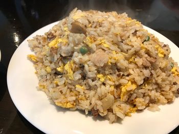 Close-up of food in plate