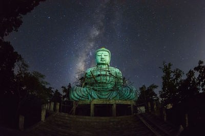 Daibutsu or 'giant buddha' large statue of buddha, mae tha district, lampang province.