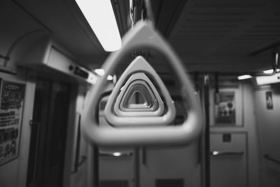 Interior of train