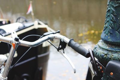 Close-up of bicycle