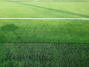 Full frame shot of soccer field