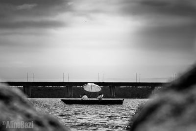 Scenic view of bridge against sky