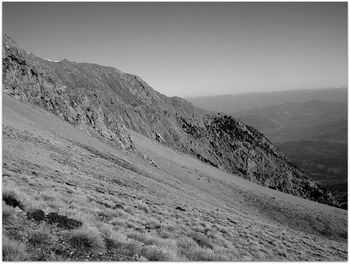 Scenic view of mountains