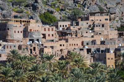 View of buildings in town