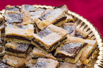 Close-up of cake on plate