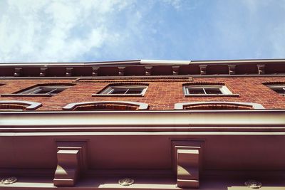 Low angle view of building against sky